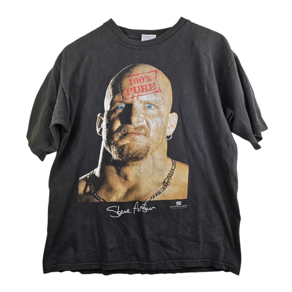 Vintage Stone Cold Steve Austin 3:16 Wrestling Tshirt Mens Size L By Allsport